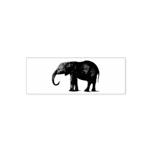 VINTAGE ELEPHANT RUBBER STAMP