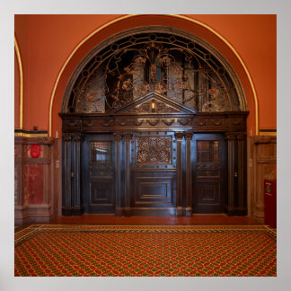 Vintage Elevator Poster