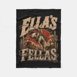Vintage Ellas Name Pride Clic Gifts For Men Women Fleece Blanket
