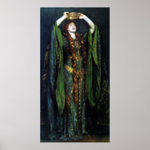 Vintage Ellen Terry as Lady Macbeth Print