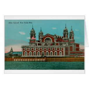 Vintage Ellis Island, New York City
