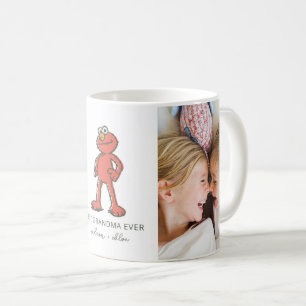 Vintage Elmo Best Grandma - Photo Coffee Mug