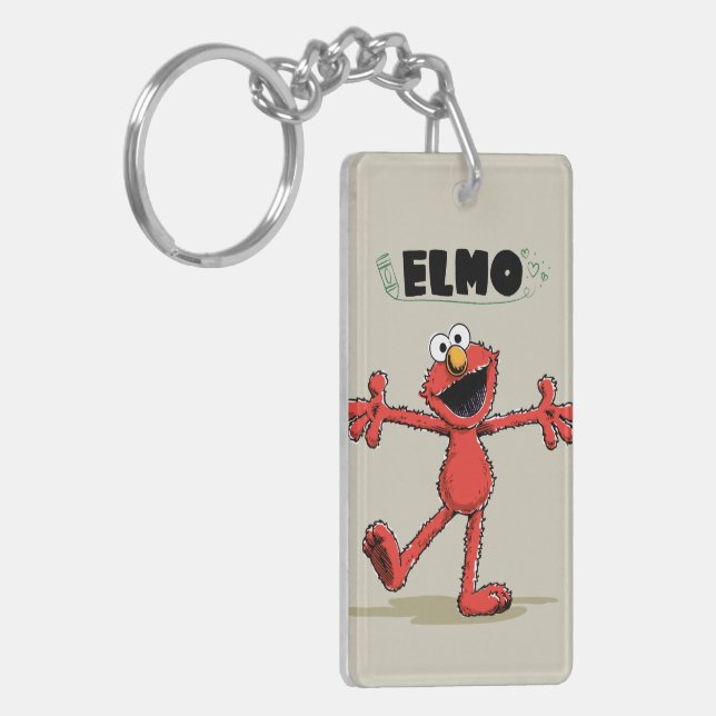 Vintage Elmo Key Ring (Front Left)