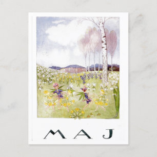 Vintage Elsa Beskow May Postcard