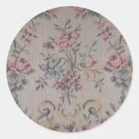 Vintage Embroidery Needlepoint Rose Tapestry