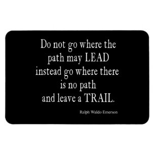 Vintage Emerson Inspirational Leadership Quote Magnet