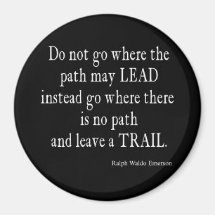 Vintage Emerson Inspirational Leadership Quote Magnet