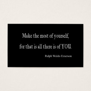 Vintage Emerson Inspirational Quote - Customisable