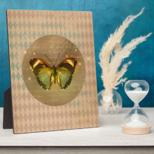 Vintage Enchanted Butterfly Plaque