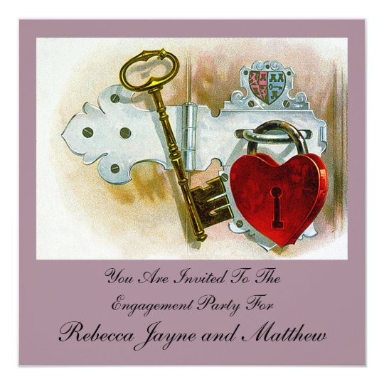 Vintage Engagement Celebration Card