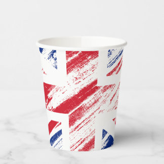 Vintage England Flag Paper Cups
