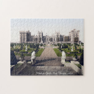 Vintage England jigsaw, Windsor Castle Jigsaw Puzzle