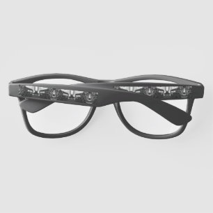 Vintage England London double decker bus Sunglasses