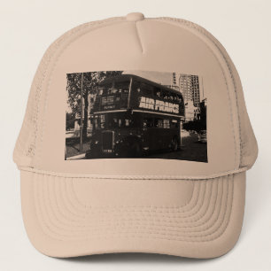 Vintage England London double decker bus Trucker Hat