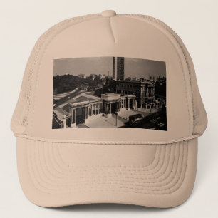 Vintage England London Hyde park corner Hilton Trucker Hat