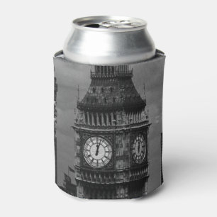 Vintage England London post office tower Big ben Can Cooler