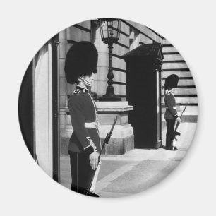 Vintage England London sentry at Buckingham Magnet