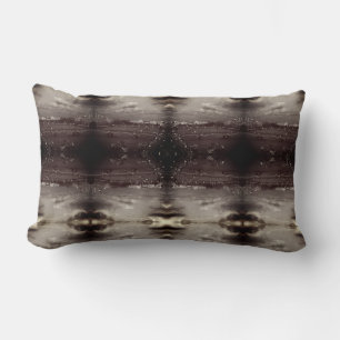 Vintage England London The River Thames Lumbar Cushion