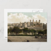 Vintage England, London Tower Postcard (Front/Back)