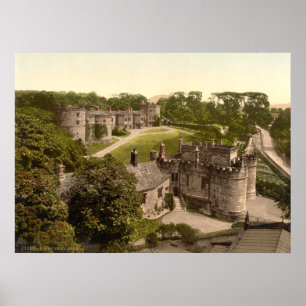 Vintage England, Skipton Castle, Yorkshire Poster