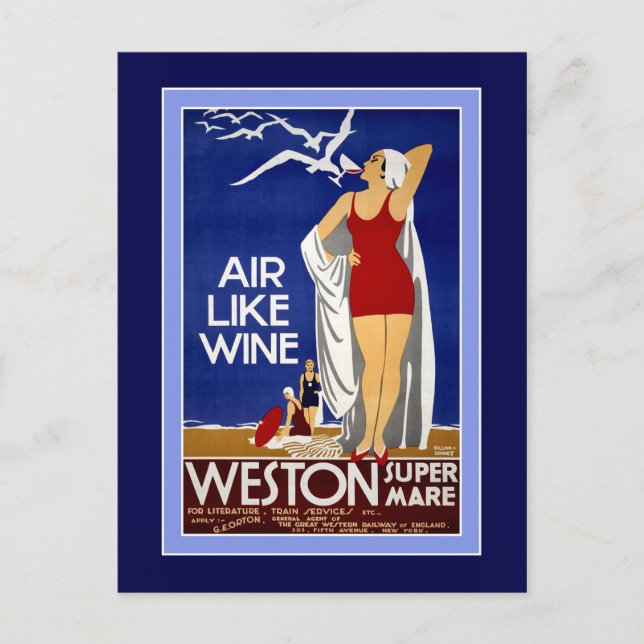 Vintage England Travel Postcard (Front)