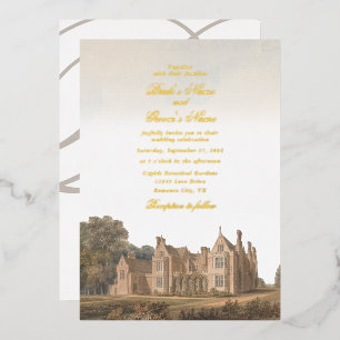 Vintage English Manor Chateau Villa Wedding