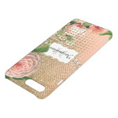 Vintage English Roses Glam Old Hollywood Regency Uncommon iPhone Case (Top)