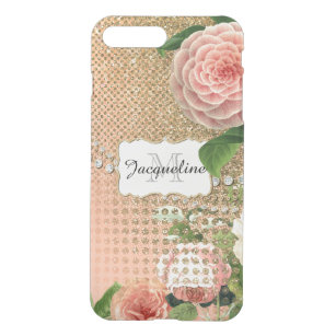 Vintage English Roses Glam Old Hollywood Regency iPhone 8 Plus/7 Plus Case