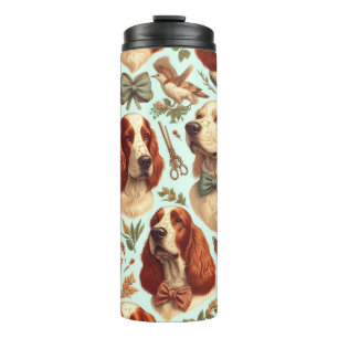 Vintage English Setter  Seamless Thermal Tumbler
