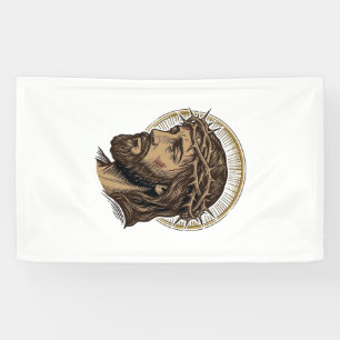 Vintage Engraved Crown of Thorns Portrait Shirt_1 Banner