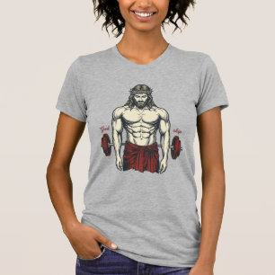 Vintage Engraved Faith Strength Graphic Design_1 T-Shirt