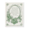 Vintage Engraved Irish Blessing with Floral Frame