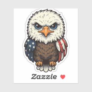 Vintage Engraved Patriotic Baby Eagle Shirt_1