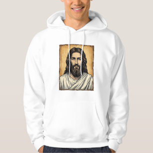 Vintage Engraved Religious Portrait Shirt Design_1