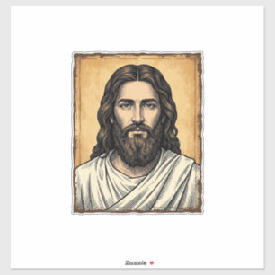 Vintage Engraved Religious Portrait Shirt Design_1