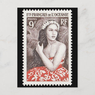 Vintage Engraved Stamp Postcard