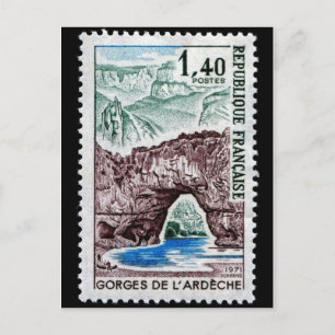 Vintage Engraved Stamp Postcard