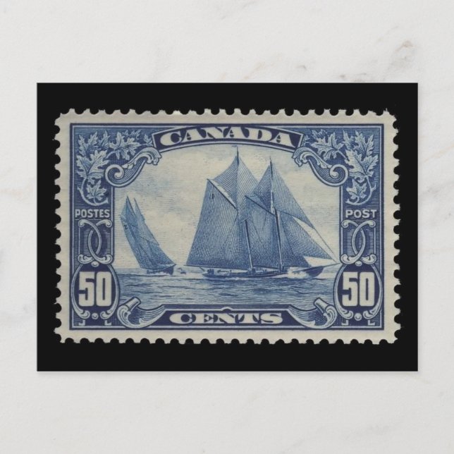Vintage Engraved Stamp Postcard (Front)