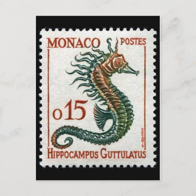 Vintage Engraved Stamp Postcard (Front)