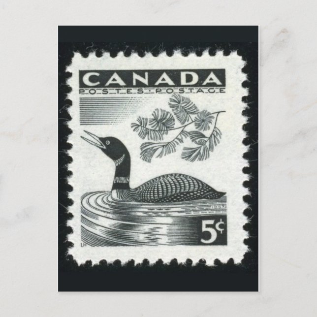 Vintage Engraved Stamp Postcard (Front)