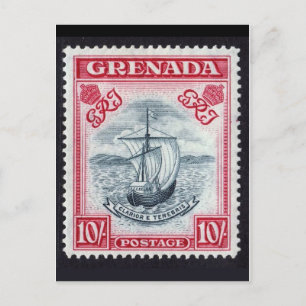 Vintage Engraved Stamp Postcard