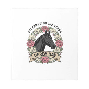 Vintage Engraving Fire Horse Graphic Design Notepad