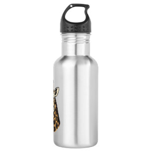 Vintage Engraving Giraffe Portrait Shirt Design (7 532 Ml Water Bottle