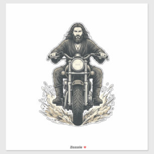 Vintage Engraving Motorcycle Rider Vector Design_1
