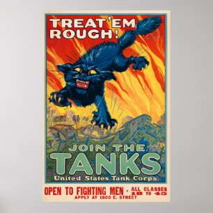 Vintage Enlistment poster