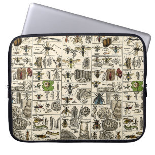Vintage Entomology Laptop Sleeve