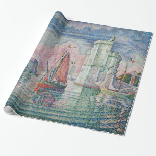 Vintage Entrée du port de la Rochelle Paul Signac Wrapping Paper