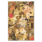 Vintage Ephemera Collage Craft Tissue Paper