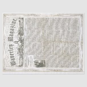 Vintage Ephemera Decoupage Paper