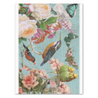 Vintage Ephemera Roses Butterflies & Birds Collage